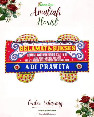 Karangan Bunga Ucapan Selamat di Sumbon